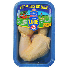 Cuisses poulet fermier Loue x2