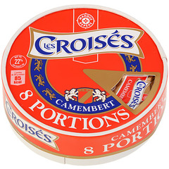Fromage Camembert Les Croises 8 portions 22% MG 8x30g