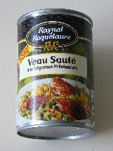 Veau saute aux pommes de terre et petits legumes RAYNAL&ROQUELAURE, 400g