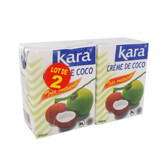 creme de noix de coco kara 2x200g