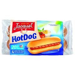 Pain special Hot-Dog Jacquet, 4 pieces, 240g