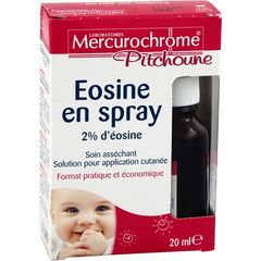 Pitchoune - Eosine en spray a 2% Format pratique et economique. Soin assechant. Solution pour application cutanee.