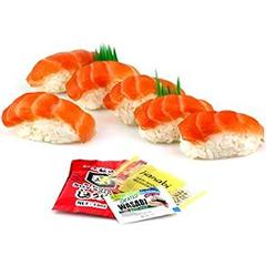 Sushi saumon, avec poisson cru
