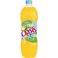 Oasis zéro ananas passion, bouteille de 2l