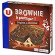 Brownie choco pépites U, paquet de 285g
