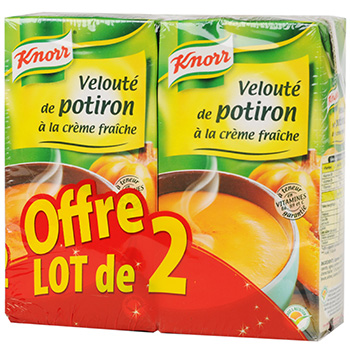 Knorr velouté de potiron 2x50cl