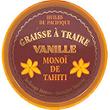 Monoï de Tahiti graisse à traire vanille.5% - Pot 125ml.