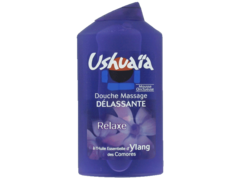 Ushuaia, Douche massage delassante, huile essentielle d'Ylang, Relaxe, le flacon de 250ml