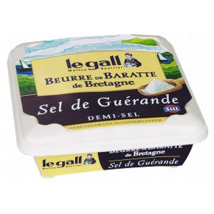 Beurre de baratte fleur de sel de Guérande
