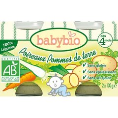 Babybio Pots Pomme de Terre du Val de Loire Epinard...