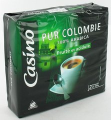 CASINO Café moulu - Pur Colombie - 100% arabica -