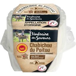 Itineraire des Saveurs, Chabichou du Poitou AOP au lait pasteurise pur chevre, le fromage de 150 g