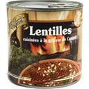Mercadier Lentilles cuisinées à la graisse de canard la boite de 820 g