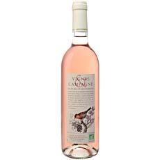 Vin de Pays de Mediterranee rose bio Vignes et Campagne, 75cl
