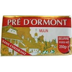 Pre d'Ormont, Beurre doux, la plaquette de 250 g