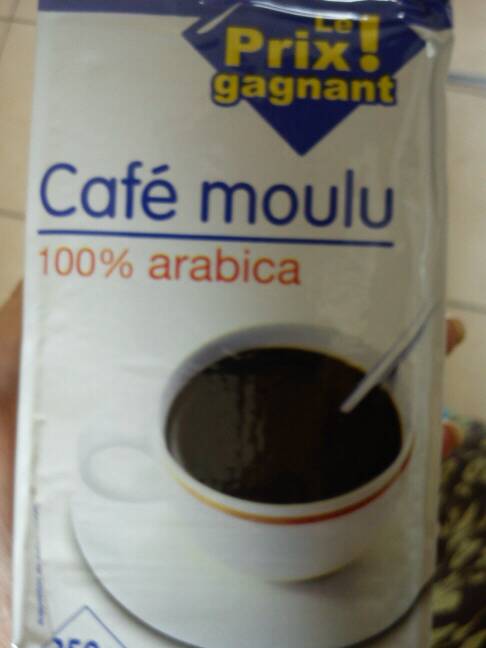Café moulu 100% Arabica, 2x250g