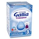 Gallia lait croissance bag in box 1.2 kg de 12 à 36mois