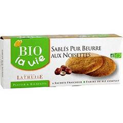 Biscuits sablés aux noisettes Bio La Vie