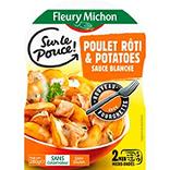 Poulet rôti et potatoes sauce blanche FLEURY MICHON, 280g