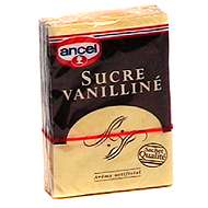Ancel Sucre vanilline, le paquet de 10 sachets, 80g