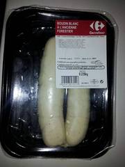 Boudin blanc a l'ancienne forestier