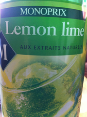 Boisson gazéifiée Lemon lime, aux extraits de citron et citron vert