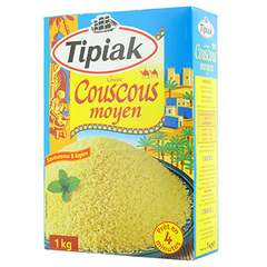 Tipiak, Graine couscous moyen savoureuse & legere, la boite de 1kg