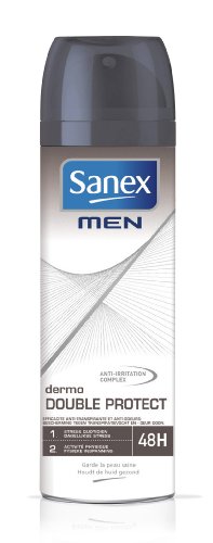 Deodorant homme Double Protect SANEX, spray de 200ml