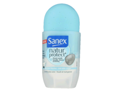 Deodorant Natur Protect anti-traces blanches SANEX, 2 billes de 50ml dont -50% sur le 2eme