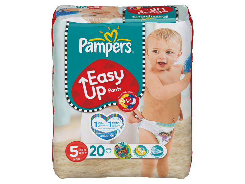 Couches culottes easy up, taille 5 : 12-18 kg