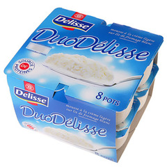 Fromage blanc Duo Delisse 8x100g