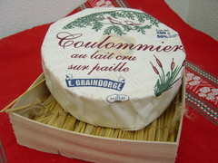 E. graindorge, Coulommiers au lait cru sur paille, la boite de 380 gr