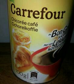 Café chicorée soluble Carrefour