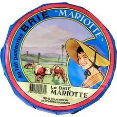 Mariotte, Brie au lait de vache pasteurise 24% de matiere grasse, le fromage de 1 kg