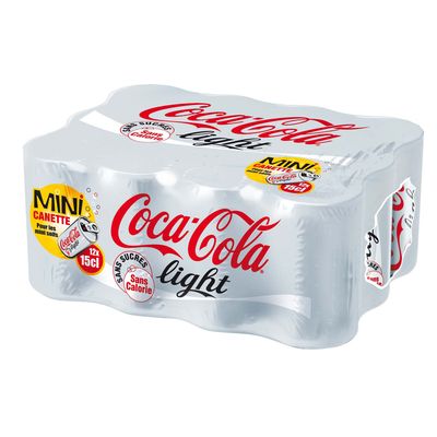 Coca-Cola light mini-boites 12 x 15cl