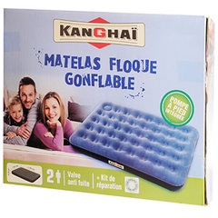 Matelas gonflable + pompe 2 places