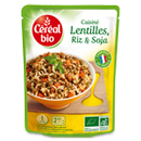 Céréal bio Cuisiné lentilles riz & soja BIO le sachet de 250 g