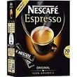Café soluble Espresso original NESCAFE, 70 sticks, 126g