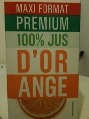 100% jus d'orange, 