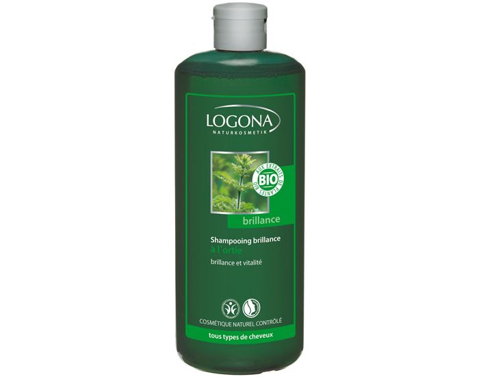 Logona - 1003shabri5 - Soin et Beauté du Cheveu - Shampooing Brillance à l'Ortie - 500 ml