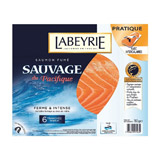 saumon fume sauvage 6 tranches labeyrie 180g