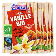 Sucre vanille equitable Alsa Bio 45g x6