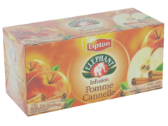 Infusion Lipton Elephant pomme Cannelle x25