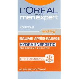 Men Expert - Baume apres rasage energisant Effet glacon reveil. Gel non gras, non collant.