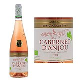 Vin rosé Cabernet d'Anjou AOC Les Caractères bio 2014 75cl