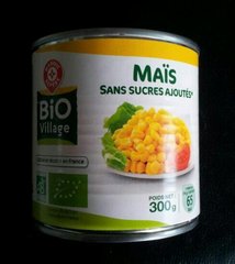 Mais Bio Village Sans sucres ajoutes bio 285g