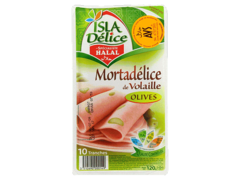 Mortadelice Isla Delice Volaille boeuf olives 120g