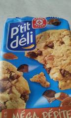 Cookies Mega pepites P'tit Deli Chocolat 184g
