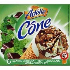 Adelie, Cone menthe chocolat, les 6 cones de 120ml
