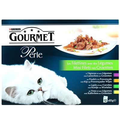 Sachets pour chats Gourmet Multivariétés 12x85g